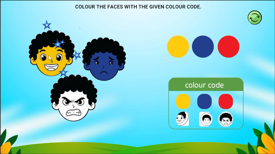 Colour-code learning activity